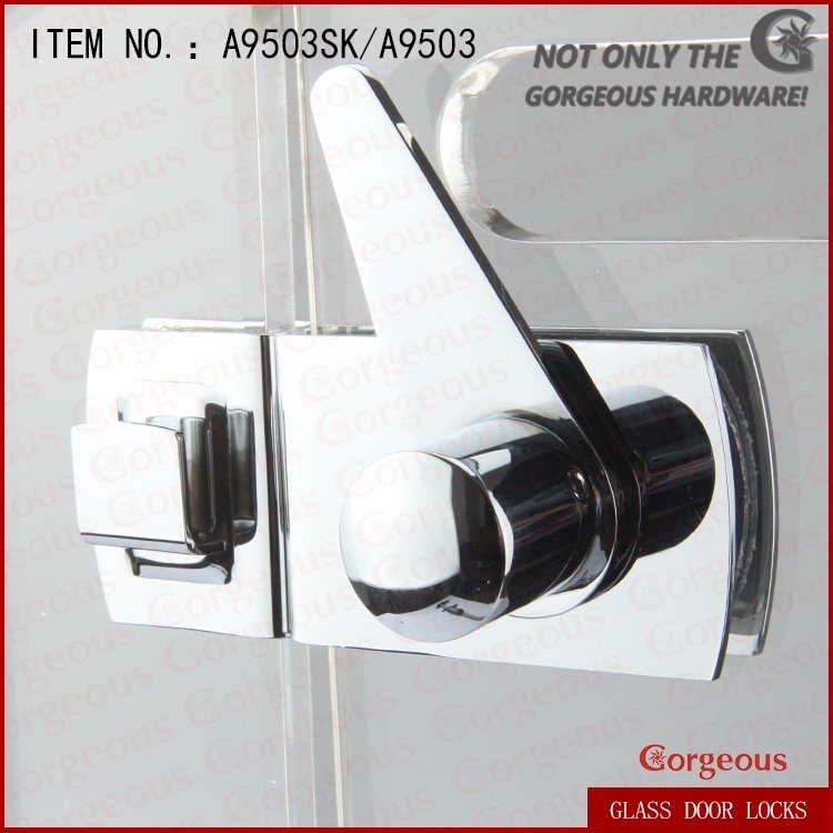 Glass Door Latches & Door Control Lock Shower Room Sliding Door Latch