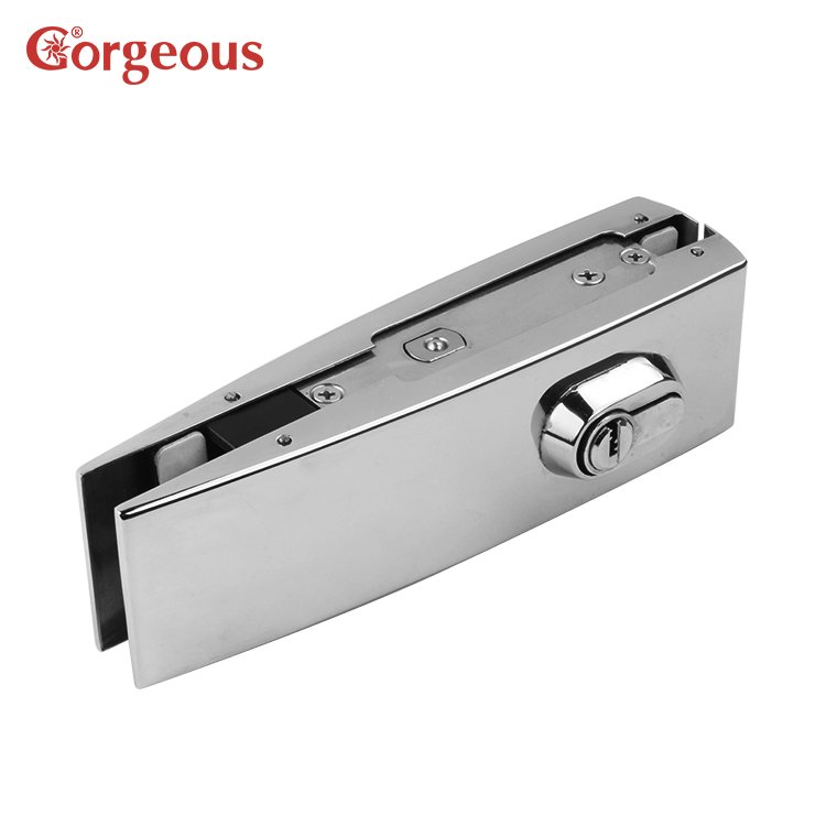 Top Upper Patch Glass Door Fitting Clamp High Quality Glass Door Lock Clamp Hardware Fitting